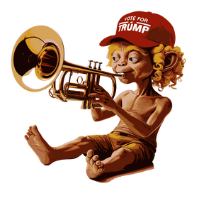 TrumpET -sötét pólóra